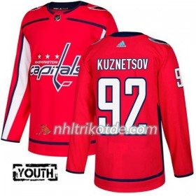 Washington Capitals Trikot Evgeny Kuznetsov 92 Adidas 2017-2018 Rot Authentic - Kinder